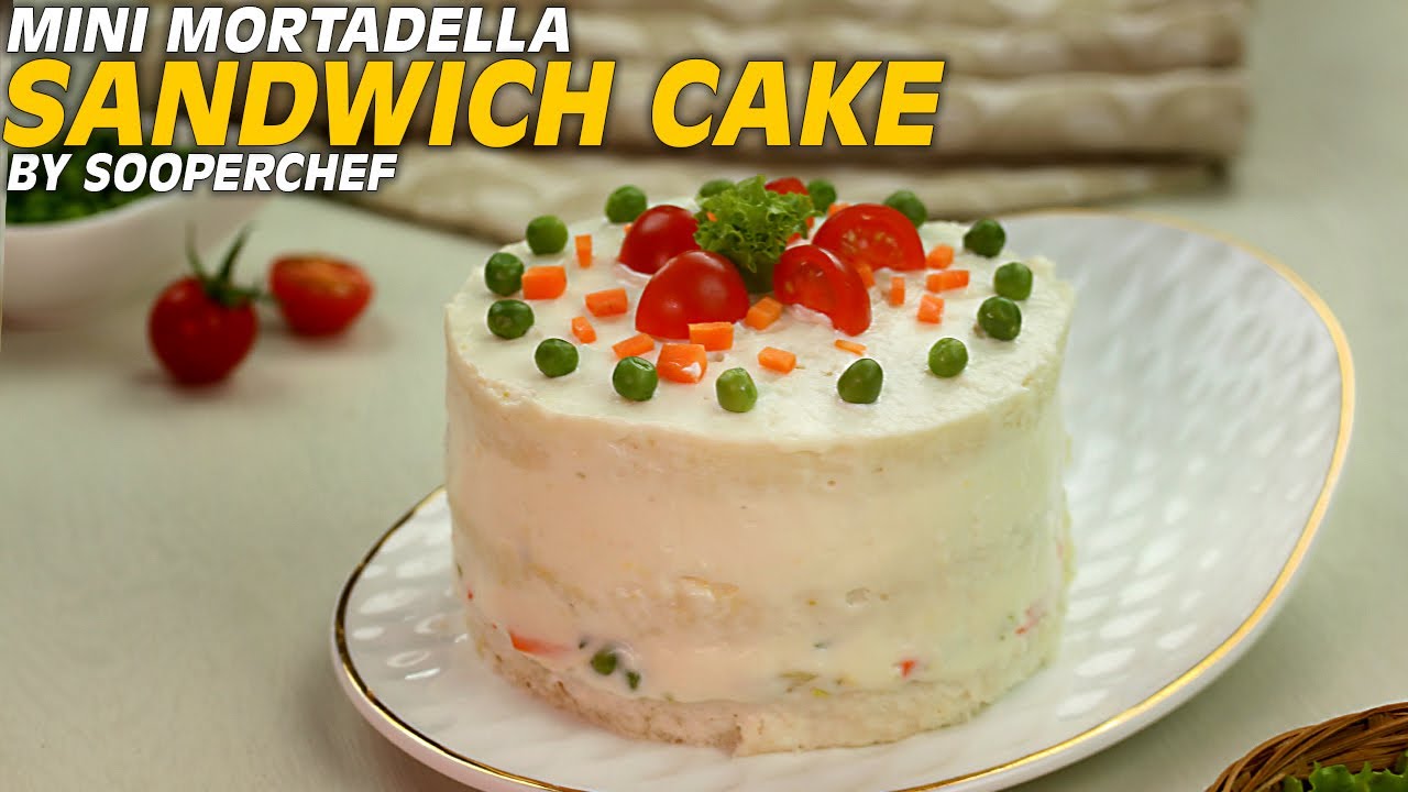 Mini Bread Sandwich Cake | Mortadella Sandwich Cake | SooperChef #MiniSandwichCake Mini Bread Sandwich Cake | Mortadella Sandwich Cake | SooperChef #MiniSandwichCake