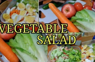 How to make vegetable salad || Healthy and Easy to make salad recipe