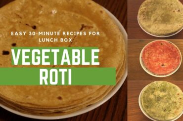 Vegetable roti recipes collection | Healthy Meal | Indian Flat Bread Recipe