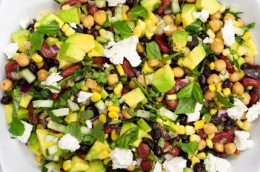 Healthy Three Bean Salad (Easy Recipe)