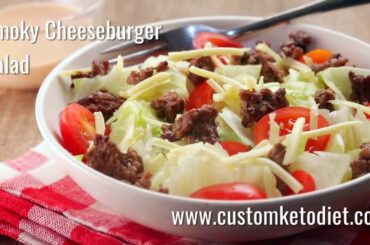 Smoky Keto Cheeseburger Salad Recipe - Healthy Food For Family Custom Keto Diet