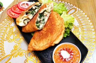 পনির দিয়ে বাচ্চাদের টিফিনের পারফেক্ট রেসেপি | Healthy nasta | stuffed pockets  recipe|