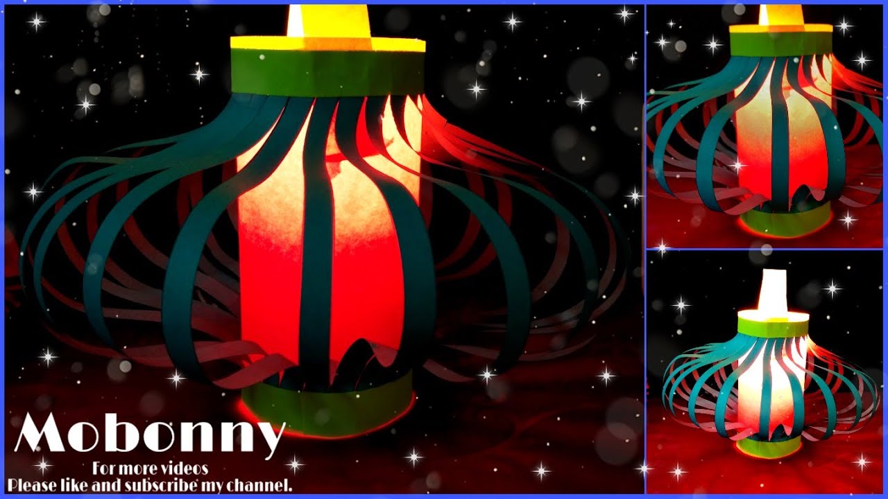 DIY | Paper Craft with Light | Paper Lantern Making | Paper Light Lamp | #mobonny | DIY | Paper Craft with Light | Paper Lantern Making | Paper Light Lamp | #mobonny |