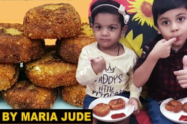 CABBAGE CUTLET/HEALTHY SNACK FOR KIDS/KIDS SPECIAL