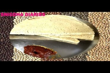 How to make Dosa with Millets (foxtail) / Healthy recipe for weight loss and diabetes