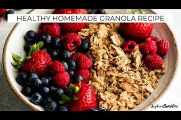 Healthy Homemade Granola Recipe
