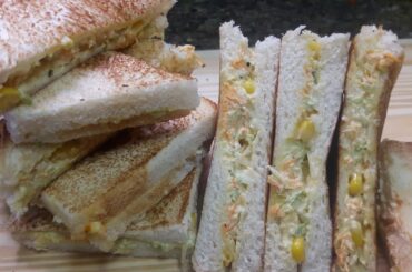 vegetable mayonnaise sandwich recipe/veg mayo sandwich/easy quick sandwich recipe/vegetable sandwich