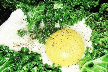 Healthy Breakfast Kale Burrito