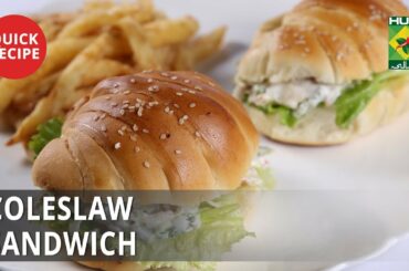 Coleslaw Sandwich Recipe | Quick Recipe | Masala TV