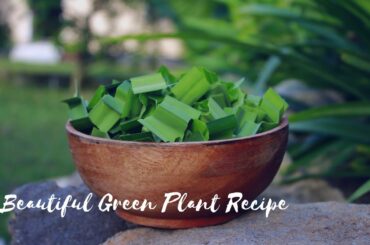 Steamed Pandan Jam, Bread & Tea for Healthy Breakfast | Pandan Leaves Recipe