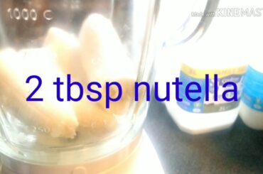 Easy / Yummy NUTELLA Milkshake