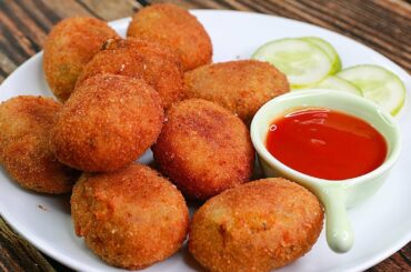 Vegetable Nuggets Recipe | Crispy Veggie Nuggets | Easy Snacks Recipe | Toasted