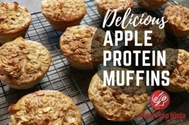 Healthy Apple Oatmeal Muffins Recipe With Protein Powder