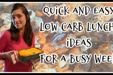 Cook with me | Easy Low Carb Lunch Ideas
