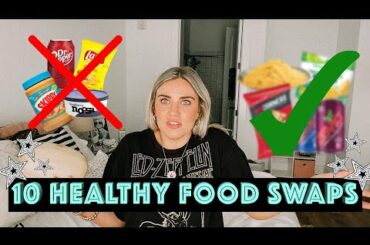10 Healthy Food Swaps // EASY FOOD HACKS!! :)