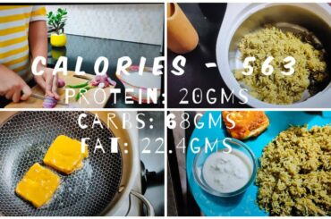 Dinner vlog in Telugu|Pudina Rice|Healthy Paneer Side Dish|Weight Loss Recipes|Recipes with macros