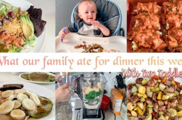 WHAT WE ATE FOR DINNER THIS WEEK | COOK DINNER WITH ME | 4 FUN DINNER RECIPES