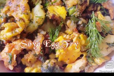Soya Egg fry very healthy,سویا انڈا,सोया अंडा फ्राई,