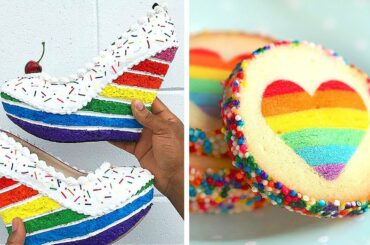 Beautiful Rainbow Cake Decorating Ideas 🌈🌈🌈 So Yummy Cake Decorating Recipes by Yummy Cake