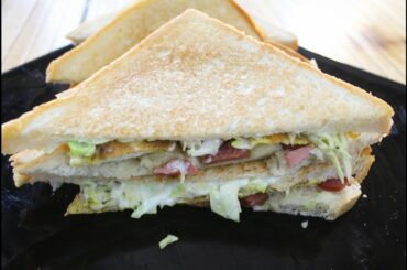 Sausages Egg Sandwich Recipe | Sandwich Recipe for kids lunch box