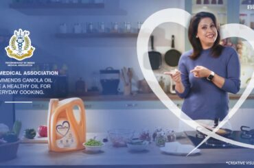 Hudson Canola Oil for Tasty and Healthy Recipes| Recommended by Indian Medical Association