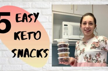 5 Easy Keto Snacks | Low Carb Snack Ideas | Cook with Me