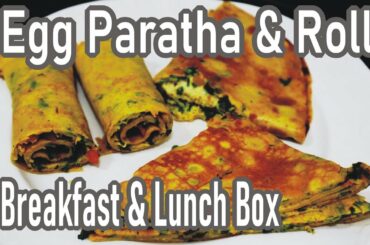 Egg Paratha Roll   Breakfast and Lunch Box