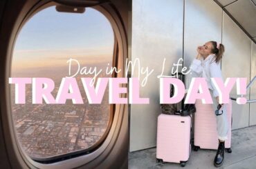 TRAVEL DAY VLOG: Airport Essentials, What's In My Bag, Airplane Snacks, Netflix Downloads and more!