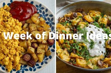 Everything I Ate for Dinner This Week 🌱 Easy Meal Ideas!