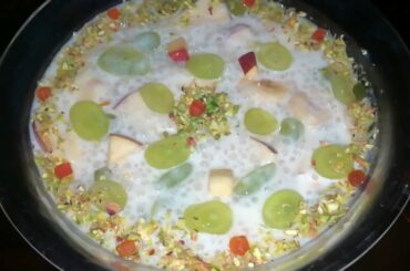 ৫ মিনিটে স্বাস্থ্যকর ডেজার্ট তৈরির বেস্ট রেসিপি। || Easy and healthy food recipe.Sabudana dessert .