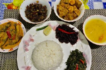 বাঙালির ঘরোয়া Lunch Thali Idea ||