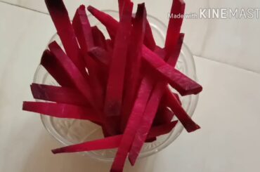How to make healthy snack recipe beetroot fingers👌🏻👌🏻😍😍