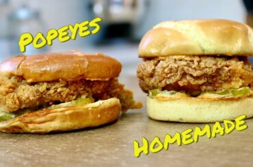 DIY Popeyes Chicken Sandwich | At HOME and BETTER