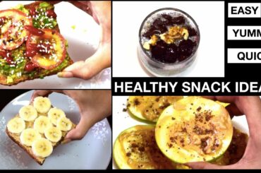 HEALTHY ON-THE-GO SNACKS | Healthy and yummy snacks | Filling snack ideas 🤤