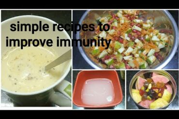 #DIYACOOKS# simple and healthy recipes to improve immunity
