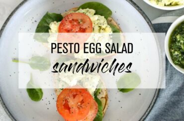 Pesto Egg Salad Sandwich