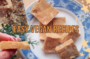 Easy Vegan Recipes For Lazy People / Lunch And Snack Ideas { healthy + easy }
