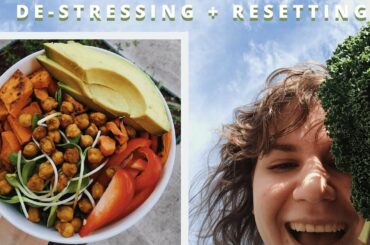 saturDAY IN THE LIFE doing high school things! *healthy meal ideas + anti-stress*