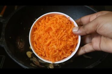 Carrot Rice | Healthy & Quick Lunch Box Recipe #varietyricerecipes #piyaskitchen