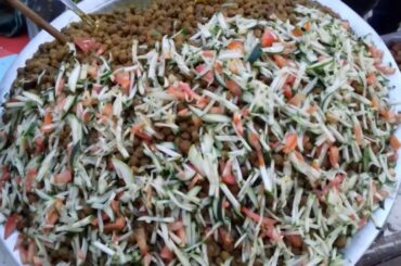 Tasty Boiled chole chaat, healthy chole chaat recipe, chole chaat masala recipe Uttara Dhaka