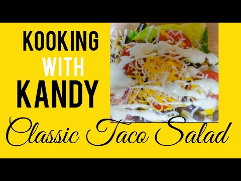 BEEF TACO SALAD RECIPE // KOOKING WITH KANDY BEEF TACO SALAD RECIPE // KOOKING WITH KANDY
