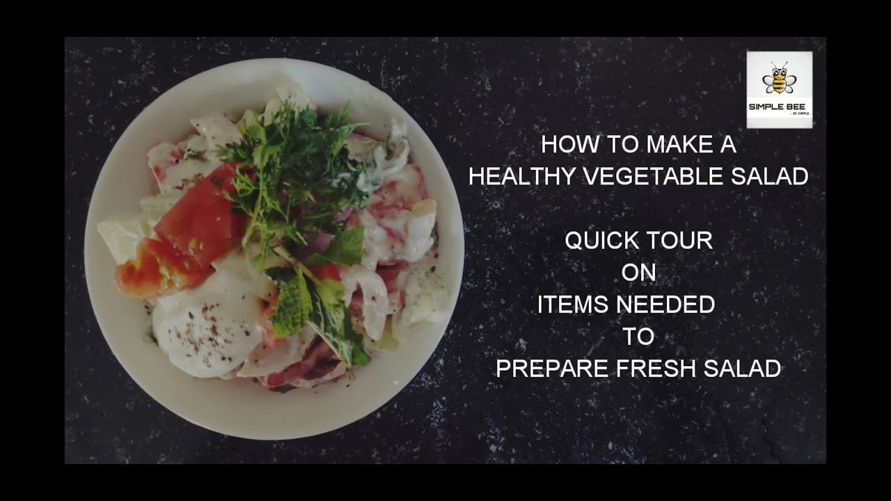 How to make Healthy tasty vegetable Salad |Simple Homemade healthy Salad| Simple bee | Ragini Reddy How to make Healthy tasty vegetable Salad |Simple Homemade healthy Salad| Simple bee | Ragini Reddy