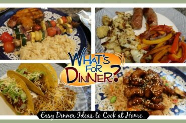 What I Cooked for Dinner (over 2 weeks) Easy Meal Ideas