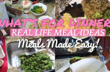 WHAT’S FOR DINNER? | EASY WEEKNIGHT MEALS | SIMPLE FAMILY MEAL IDEAS | REAL LIFE FAMILY MEALS