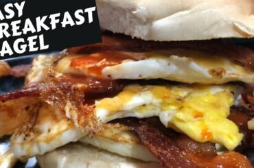 EASY BREAKFAST BAGEL SANDWICH | Big T Cookin