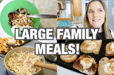 WHAT I EAT IN A DAY | LARGE FAMILY MEAL IDEAS!