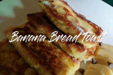 Banana Bread Toast | Easy Breakfast | Healthy Breakfast | Evening Snack |  Noor Kitchen Stories