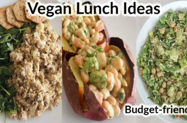 3 MUST TRY Vegan Lunch Recipes [Easy & Budget-Friendly]