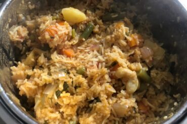 Vegetable biriyani in tamil with English subtitle | easy & healthy food recipes