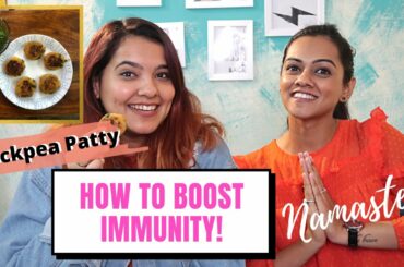 #HappyFaceHappyYOU Ep.1: How to Boost your Immunity + Healthy and Yummy Recipe (Chickpea Patty)